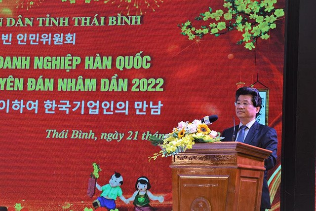 Ông Đỗ Nhất Hoàng, Cục trưởng Cục Kl99ok phiên bản mới nước ngoài, Bộ Kế hoạch và Kl99ok phiên bản mới phát biểu tại buổi gặp mặt
