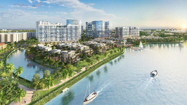 Phối cảnh Khu biệt thự compound ven sông The Mizuki và Khu căn hộ biệt lập Flora Panorama.