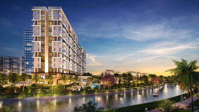 Flora Panorama được thiết kế tinh tế, mở rộng tầm nhìn ra thiên nhiên, sông nước.