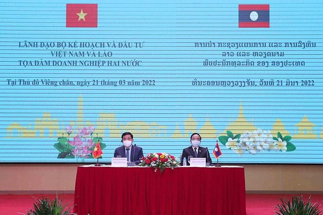 Hai vị Bộ trưởng đồng chủ trì Tọa đàm Kl991.com World Cup 2026 Chính Thức Việt - Lào