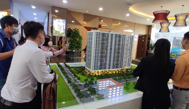 Nhiều dự án nhà ở tại Bình Dương bắt đầu chào bán. Ảnh: Việt Dũng