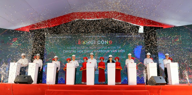 Khởi công dự án Crystal Holidays Harbour Vân Đồn hơn 3.600 tỷ đồng.