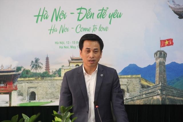 Giám đốc HPA Nguyễn Ánh Dương phát biểu tại họp báo.