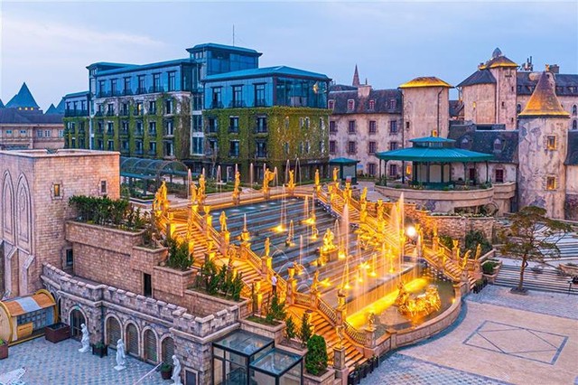 Thác Thần Mặt trời tại Sun World Ba Na Hills