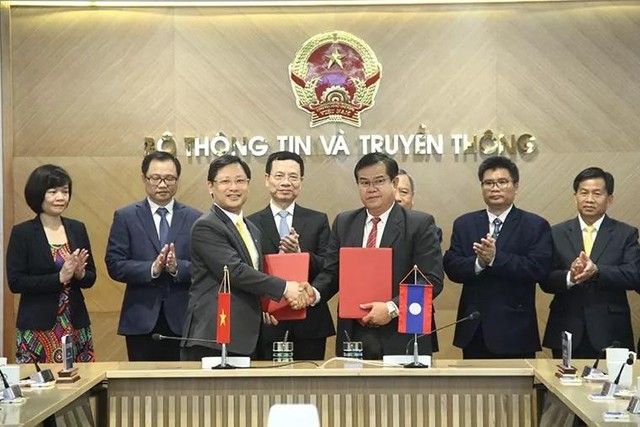 Biên bản ghi nhớ về hợp tác giữa Bưu điện Việt Nam và Bưu chính Lào