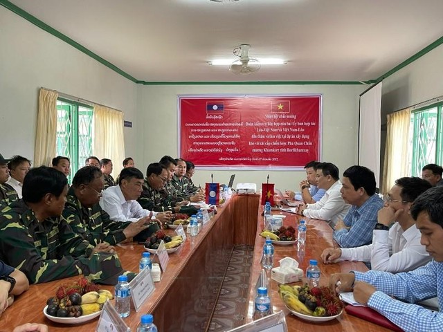 Hợp tác an ninh, quốc phòng chính là một lĩnh vực hợp tác trọng tâm của quan hệ hợp tác toàn diện Việt - Lào
