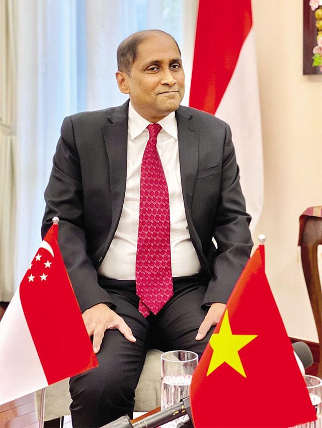 Ông Jaya Ratnam, Đại sứ Singapore tại Việt Nam.