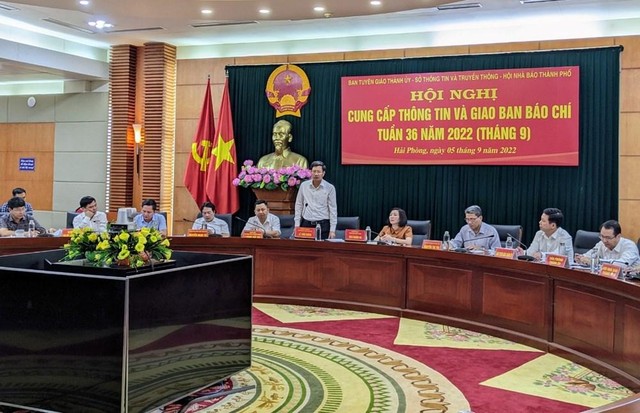Ông Lê Anh Quân, Phó Chủ tịch Thường trực UBND TP.Hải Phòng phát biểu chỉ đạo