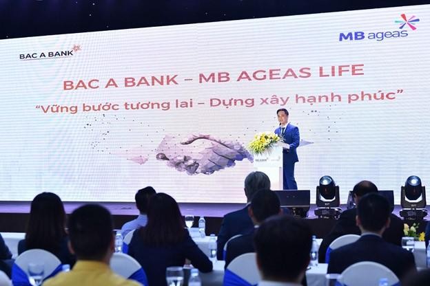 Ông Đỗ Tuấn Anh - Chủ tịch Ủy ban điều hành MB Ageas Life phát biểu Ông Đỗ Tuấn Anh - Chủ tịch Ủy ban điều hành MB Ageas Life phát biểu