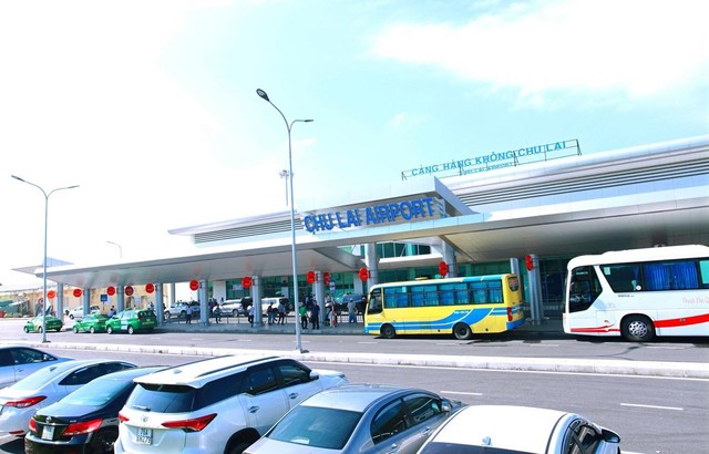 Cảng hàng không Chu Lai tỉnh Quảng Nam.