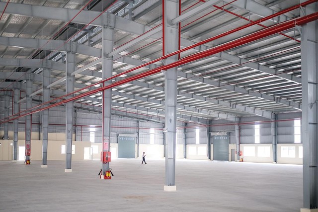Từ nhà xưởng thấp tầng, xu hướng trong thời gian tới sẽ là nhà xưởng cao tầng cho thuê. Ảnh: Thành Nguyễn