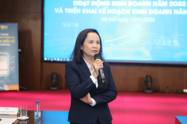 Chủ tịch HĐQT Lê Thị Hà Thanh phát biểu chỉ đạo tại Hội nghị