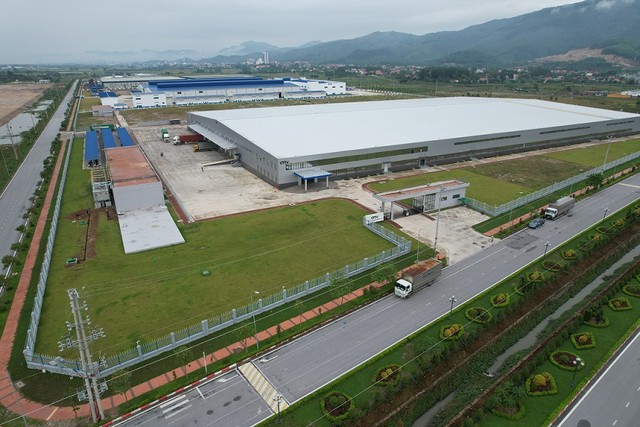 Quảng Ninh xác định Kl993 nền tảng giải trí FDI là một trong những nguồn lực quan trọng cho sự phát triển của tỉnh. Trong ảnh là nhà máy của Foxconn tại KCN Đông Mai.