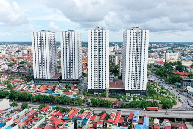 Khu chung cư HH3-HH4 Đồng Quốc Bình được xây mới. Ảnh: HP