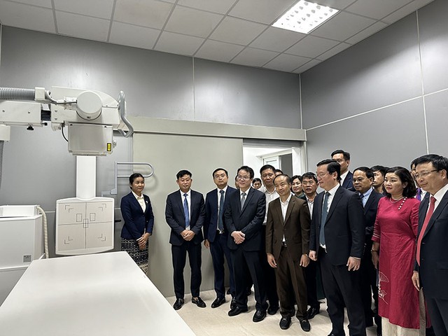 Bên trong Bệnh viện hiện đại của tỉnh Xiêng Khoảng.