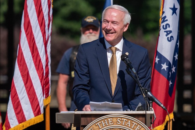 Cựu thống đốc bang Arkansas Asa Hutchinson. Ảnh: Văn phòng Thống đốc bang Arkansas