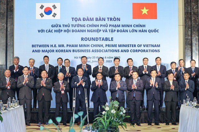 Thủ tướng Phạm Minh Chính và đại diện các hiệp hội Kl991.com World Cup 2026 Chính Thức/Kl994 game bài casino hấp dẫn lớn cảu Hàn Quốc. Ảnh: VGP/Nhật Bắc Thủ tướng Phạm Minh Chính và đại diện các hiệp hội Kl991.com World Cup 2026 Chính Thức/Kl994 game bài casino hấp dẫn lớn cảu Hàn Quốc. Ảnh: VGP/Nhật Bắc