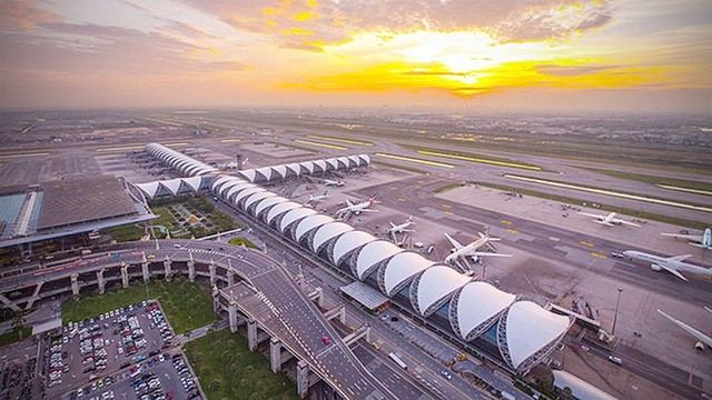 Dự án sân bay Suvarnabhumi giai đoạn 2 tại Bangkok do PLE thực hiện toàn bộ cơ điện lạnh (MEP) và hệ thống kiểm soát thông minh FaceID.