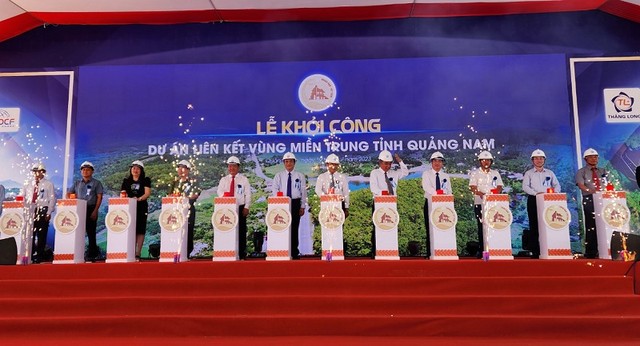 Khởi công Dự án tuyến đường Liên kết vùng miền Trung tỉnh Quảng Nam.