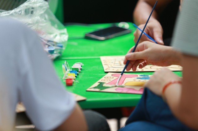 Thoả sức sáng tạo với không gian sáng tạo.