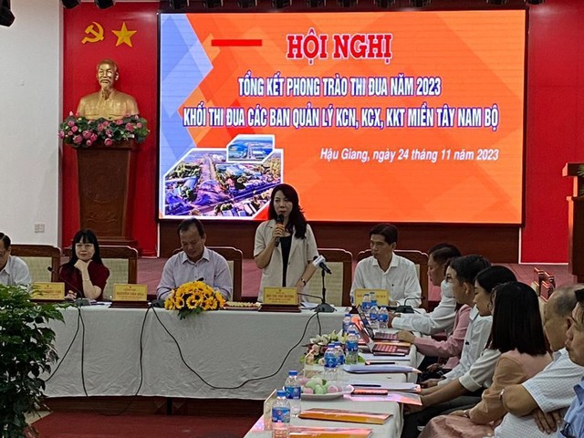 Bà Bùi Thị Thu Hương, Phó vụ trưởng Vụ Tổ chức cán bộ, Bộ Kế hoạch và Kl99ok phiên bản mới phát biểu