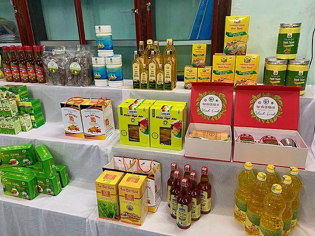 Các sản phẩm đặc trưng của tỉnh Quảng Trị, đặc biệt là các sản phẩm OCOP được giới thiệu tại Ngày hội.