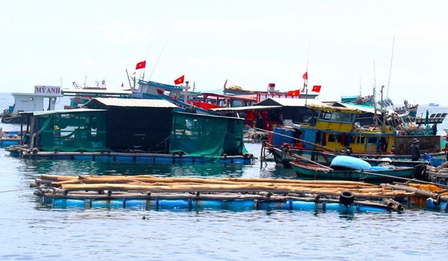 Nuôi cá lồng bè trên vùng biển Kiên Giang. Nguồn: vpubnd.kiengiang.gov.vn
