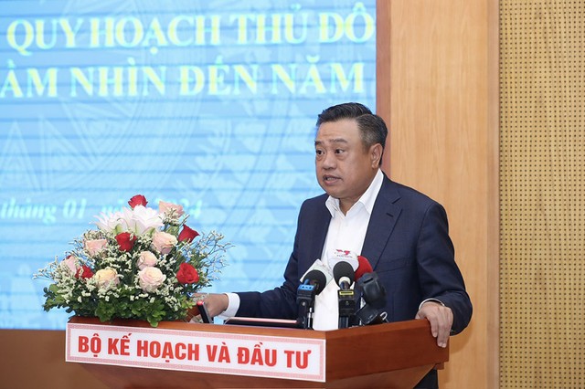 Chủ tịch UBND thành phố Hà Nội Trần Sỹ Thanh (Ảnh: Đức Trung)