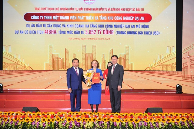 Dự án Kl99ok phiên bản mới xây dựng và Kl992 VIP Trang Chủ 2026 Kl99kl ưu đãi độc quyền khu công nghiệp Đại An mở rộng, diện tích 416 ha, tổng mức Kl99ok phiên bản mới 160 triệu USD do Công ty TNHH MTV Phát triển Kl99kl ưu đãi độc quyền Khu công nghiệp Đại An làm chủ Kl99ok phiên bản mới.