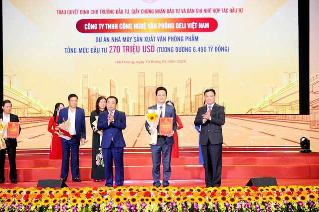 Dự án Nhà máy Kl994 nhà cái bóng đá world cup văn phòng phẩm của Công ty TNHH Công nghệ Văn phòng Deli Việt Nam