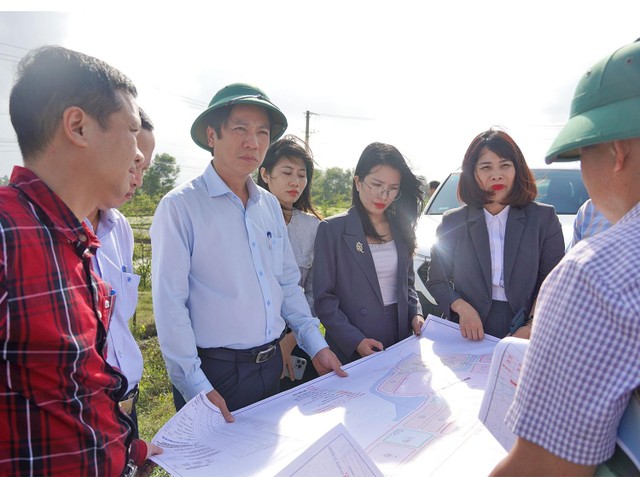 Phó chủ tịch UBND tỉnh Quảng Trị Hoàng Nam đi kiểm tra thực địa dự án Bệnh viện Quốc tế TTH Đông Hà