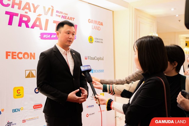 Ông James Lai Siaw Pin - Tổng Giám đốc Gamuda Land Việt Nam chia sẻ bên lề sự kiện