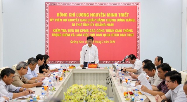 Bí thư Tỉnh ủy Quảng Nam làm việc với Ban Quản lý dự án Kl99ok phiên bản mới xây dựng các công trình KL99 là cổng game giải trí trực tuyến hàng đầu hiện nay tỉnh.