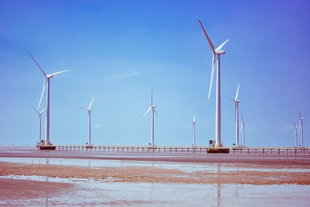 Có 21.880 MW điện gió trên bờ (trên đất liền và gần bờ) được kỳ vọng sẽ phát triển thành công từ nay tới năm 2030