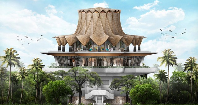 Phối cảnh minh họa khu nghỉ đẳng cấp 6 sao Ritz Carlton Reserve Hon Thom. Ảnh Sun Group Phối cảnh minh họa khu nghỉ đẳng cấp 6 sao Ritz Carlton Reserve Hon Thom. Ảnh Sun Group