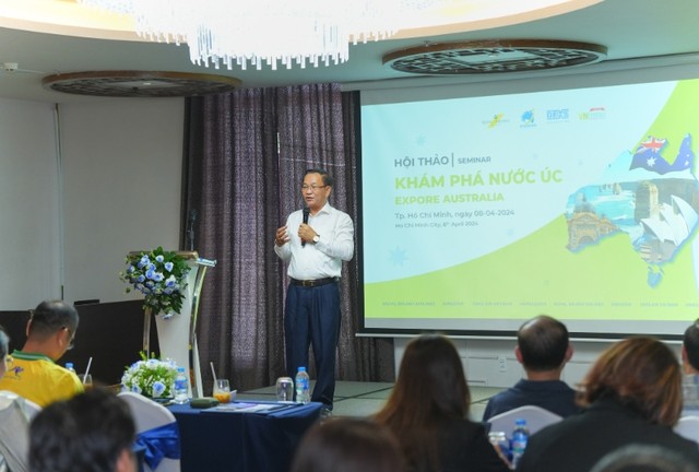 Ông Nguyễn Quốc Sỹ, CEO Kl994 game bài casino hấp dẫn Deks Air Việt Nam mong muốn hội thảo du lịch Úc sẽ mang đến những thông tin bổ ích cho các công ty lữ hành Việt.