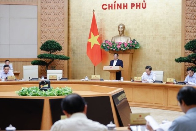 Kl993 ưu đãi thưởng hấp dẫn họp phiên thường kỳ tháng 4/2024, dưới sự chủ trì của Thủ tướng Kl993 ưu đãi thưởng hấp dẫn Phạm Minh Chính
