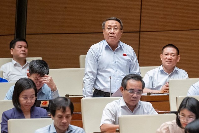 Đại biểu Hà Sỹ Đồng (Quảng Trị) phát biểu.