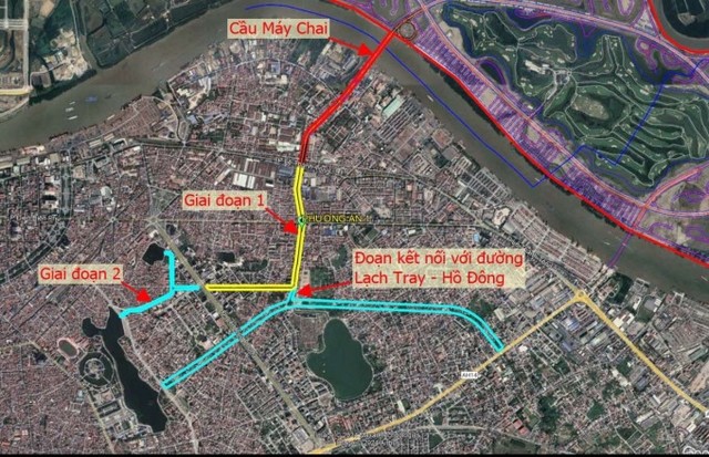 Kết nối của cầu Máy Chai (cầu Hoàng Gia) được tăng cường với tuyến đường rộng 24m nối từ đường Lê Thánh Tông tới đường Lê Hồng Phong.