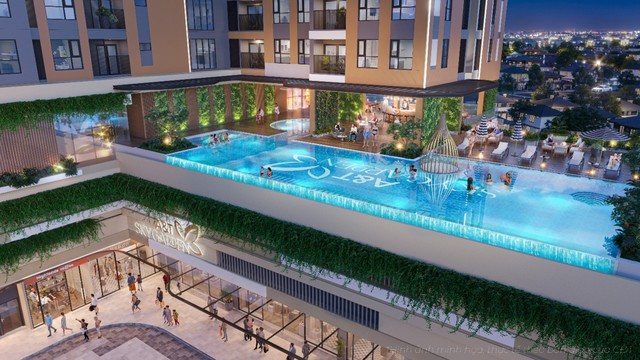 Dự án A&amp;T Sky Garden được thiết kế và xây dựng theo tiêu chuẩn căn hộ hạng B+, đầy đủ tiện nghi và tinh tế đến từng chi tiết nhỏ.