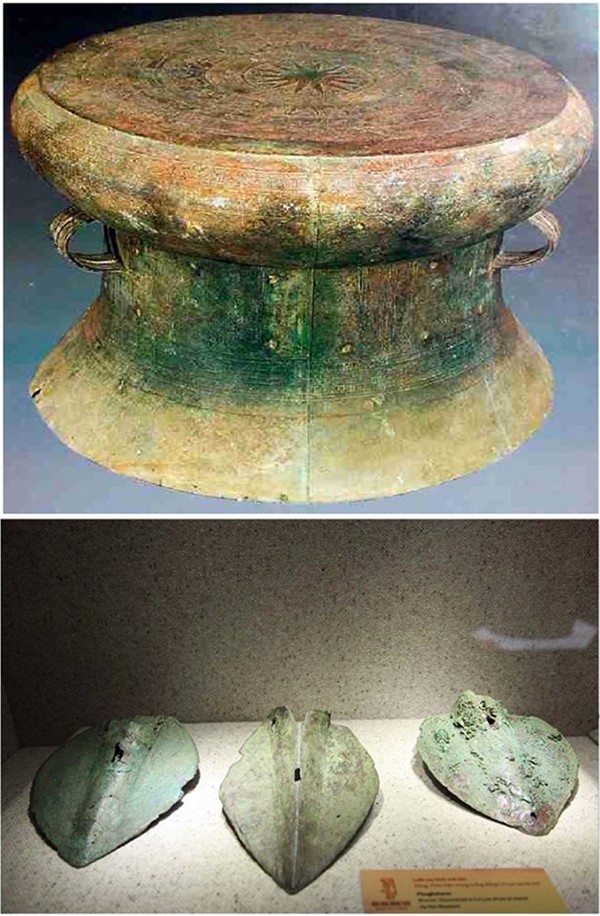 Trống đồng Cổ Loa và bộ sưu tập lưỡi cày đồng được phát hiện năm 1982 ở Cổ Loa có ý nghĩa quan trọng trong việc nghiên cứu lịch sử dân tộc thời dựng nước. Trống đồng Cổ Loa và bộ sưu tập lưỡi cày đồng được phát hiện năm 1982 ở Cổ Loa có ý nghĩa quan trọng trong việc nghiên cứu lịch sử dân tộc thời dựng nước.