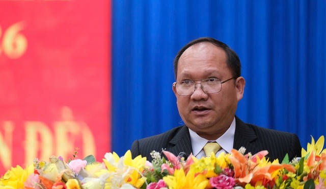 Ông Rah Lan Chung phát biểu nhận nhiệm vụ.