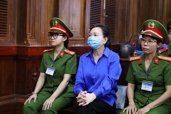 Bị cáo Trương Mỹ Lan tại phiên toà xét xử ngày 19/9. (Ảnh: Việt Dũng)