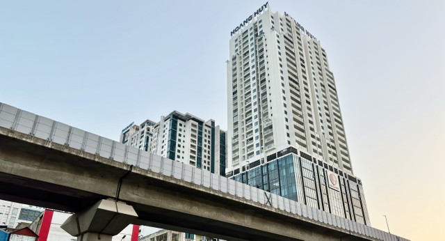 Chung cư Gold Tower có vị trí đắc địa khi nằm ngay trên mặt đường Nguyễn Trãi và chỉ cách ga Vành đai 3 khoảng 5 phút đi bộ. Ảnh: Thanh Vũ