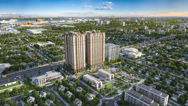 Thiếu hụt nguồn cung căn hộ khiến nhu cầu ở thực tại Phú Mỹ bị bỏ ngỏ (Ảnh: Phối cảnh dự án CityMark Residence)