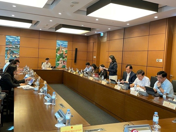 Đại biểu phát biểu ý kiến tại phiên thảo luận tổ sáng 22/11 về Dự thảo Luật Thuế tiêu thụ đặc biệt (sửa đổi).