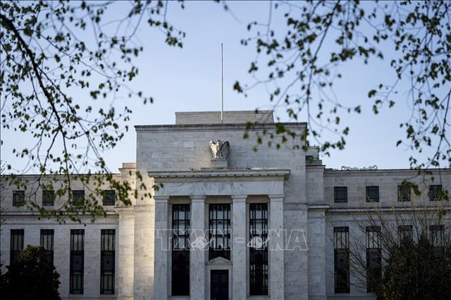 Trụ sở Cục Dự trữ Liên bang Mỹ (Fed) ở Washington, DC. Ảnh: THX/TTXVN