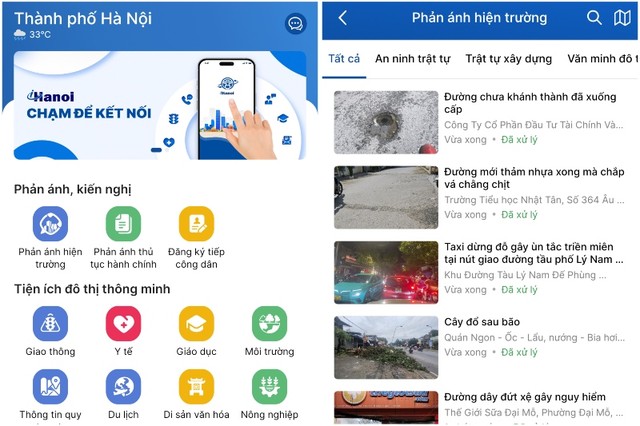 Các chức năng hiện có của iHanoi sẽ được nâng cấp để tăng cường khả năng phục vụ.