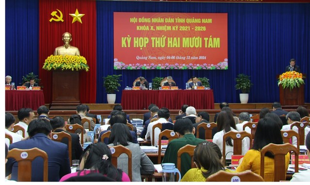Hội đồng nhân dân tỉnh Quảng Nam tổ chức kỳ họp cuối năm 2024.