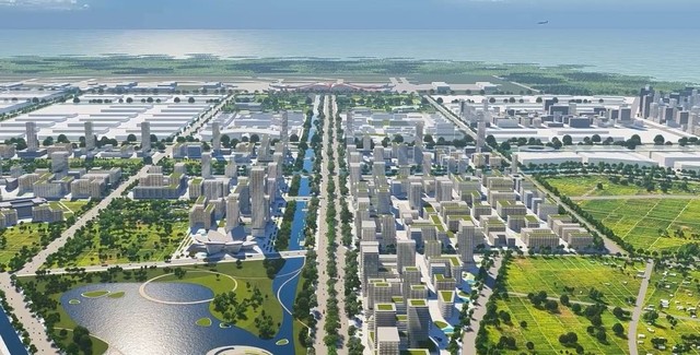 Phối cảnh quy hoạch KKT ven biển phía Nam Hải Phòng